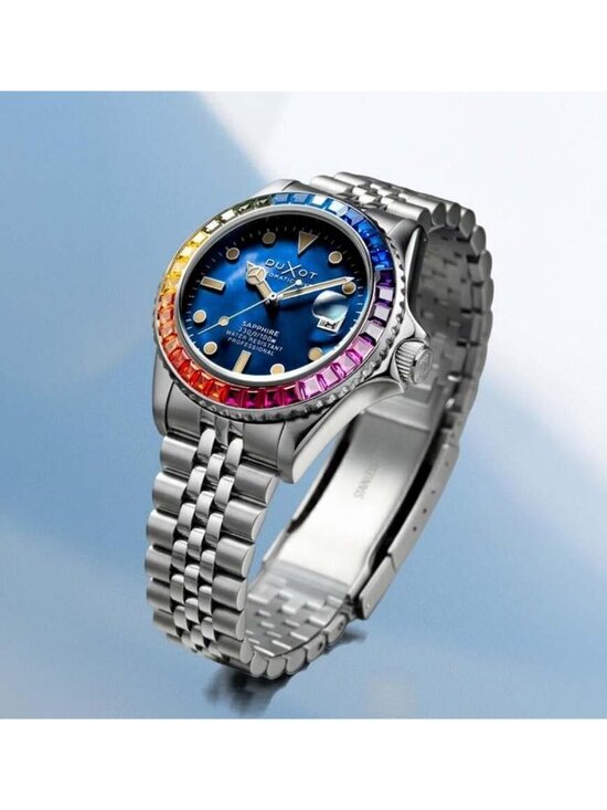 NWT Duxot Atlantica Automatic Blue Dial Men\'s Watch